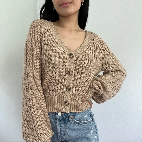 Abercrombie Fitch Sweaters Abercrombie Fitch Beige Tan Brown